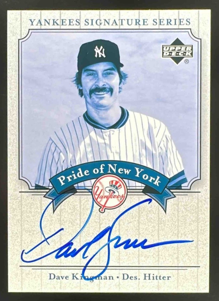 2003 Upper Deck Signature Series Pride of New York Auto #PN-DK Dave Kingman