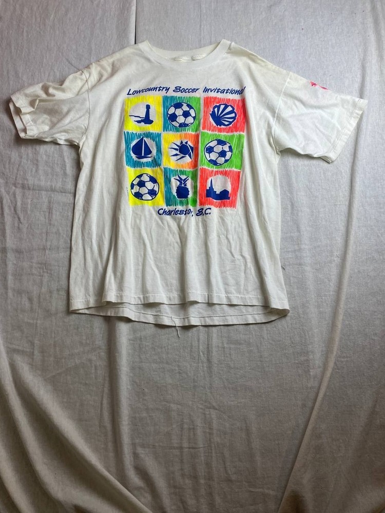 Vintage UMBRO T-Shirt Mens Large White Graphic Print Short Sleeve Crew Neck
