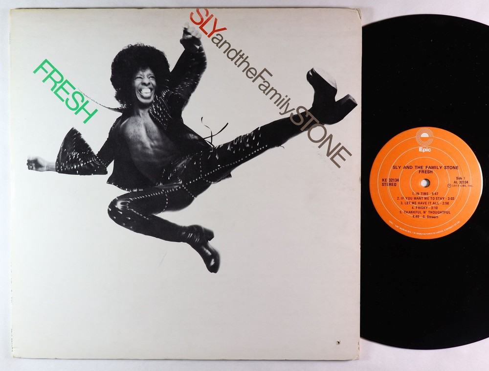 Sly & The Family Stone - Fresh LP - Epic Canada VG++