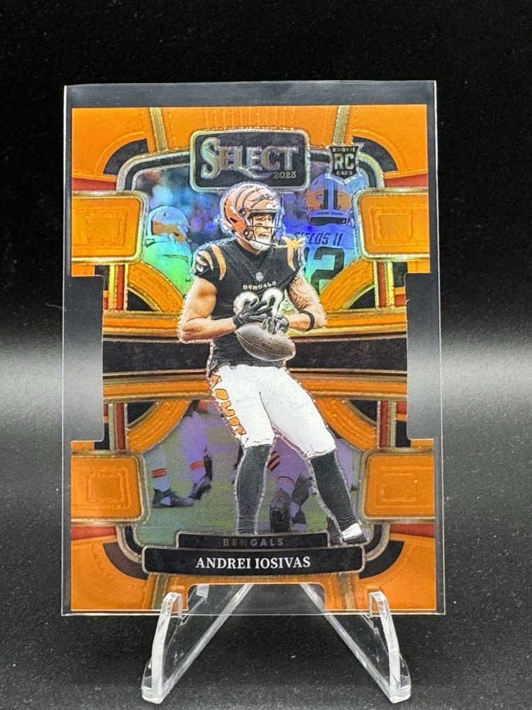 2023 Select Andrei Iosivas Orange Concourse Level Die Cut /499 Rookie RC #21