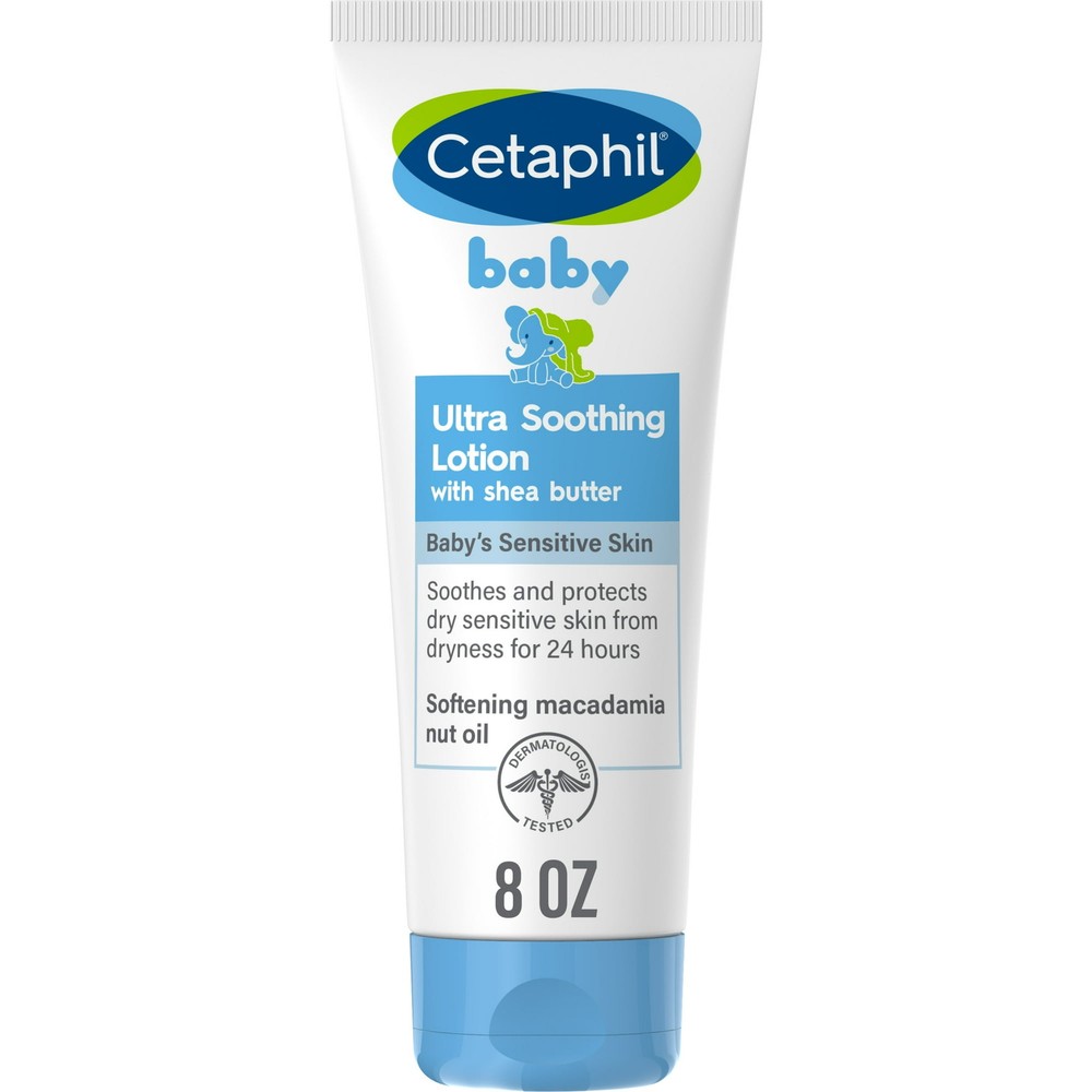 Cetaphil Baby Ultra Soothing Shea Butter Lotion for Dry Sensitive Skin 8 oz