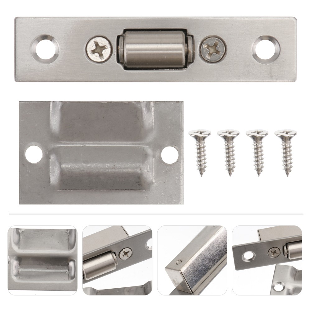 Stainless Steel Internal Door Ball Latch Strike Touch Beads