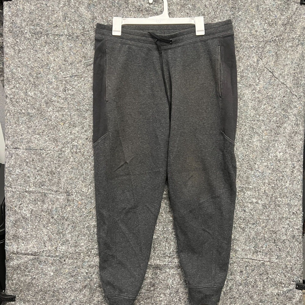 All in Motion Sweat Pants Men L Grey Casual Comfort Basic Drawstring Joggers
