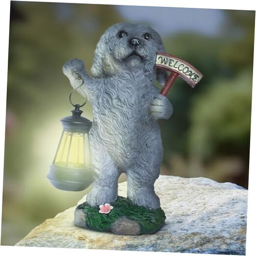 EasyLivingCo. Resin Dog Statues/Sculptures Home, Outdoor, Garden Decor with