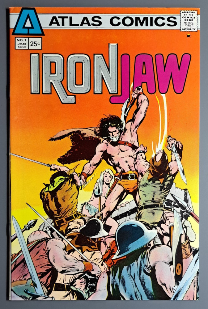 IRONJAW #1 Neal Adams Cover Atlas Comics 1975 High Grade NM