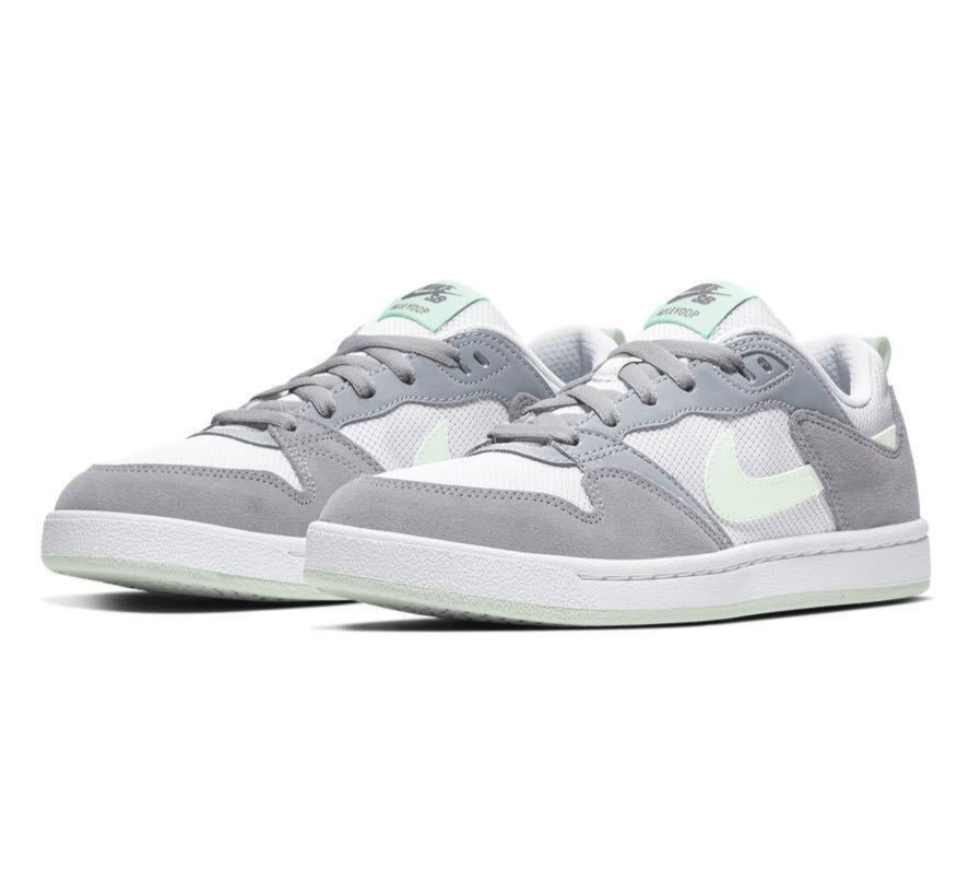 CQ0369-002 Nike  Womens SB Alleyoop Particle Grey Jade Aura Size US WMNS 7, 24cm