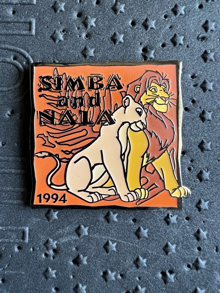 Disney Millennium Countdown Pin #64 Simba and Nala Collectible