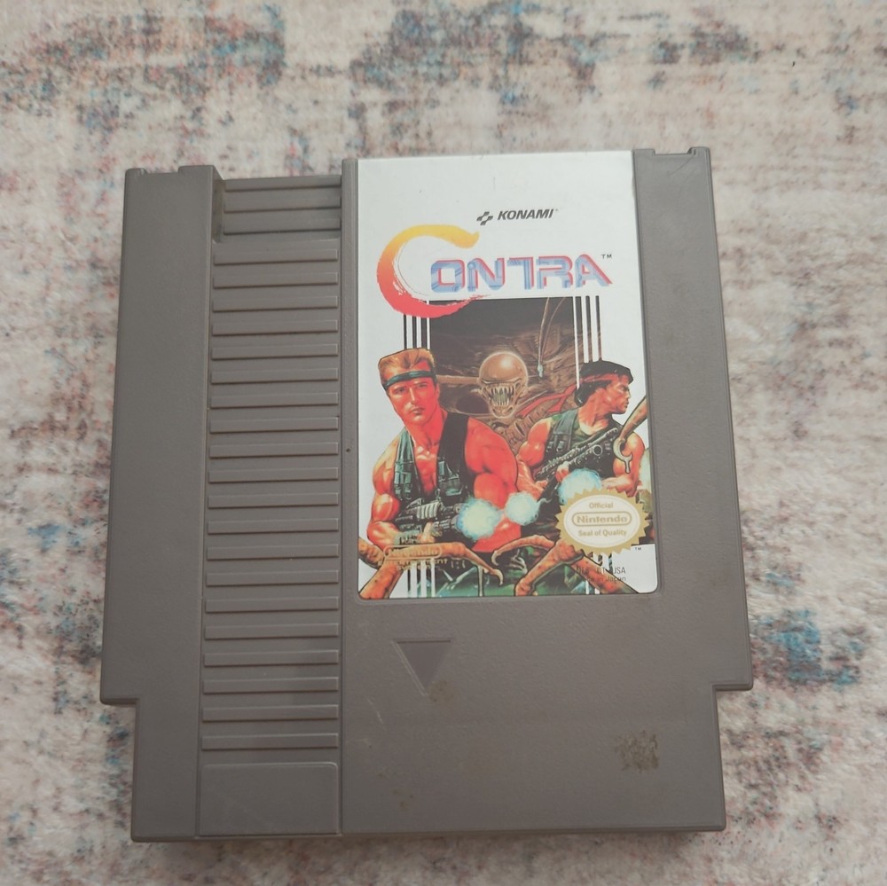 🔥Contra (Nintendo NES, 1988) W/Sleeve Tested