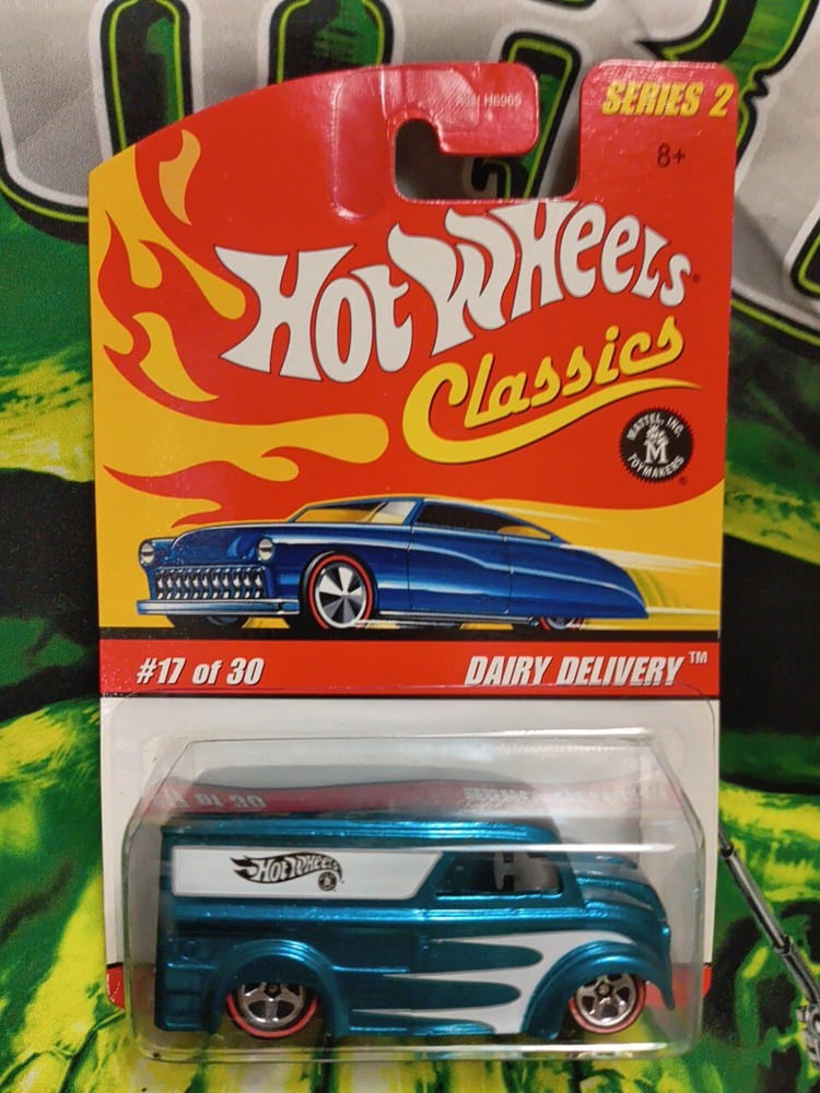 2005 Vintage Hot 🔥Wheels/ CLASSICS Series 2 {Dairy Delivery In Blue} #17/30