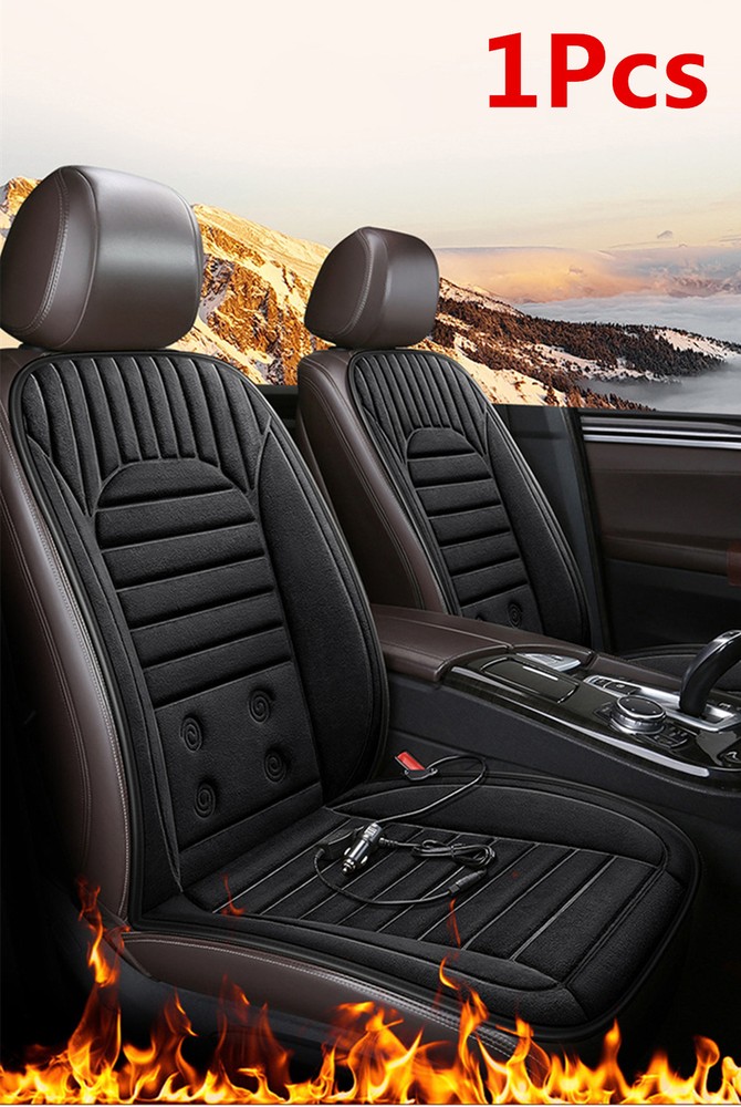 Heated Seat Cover Car Chair Cushion Warmer Heating Warm Pad For Winter 12V/24V