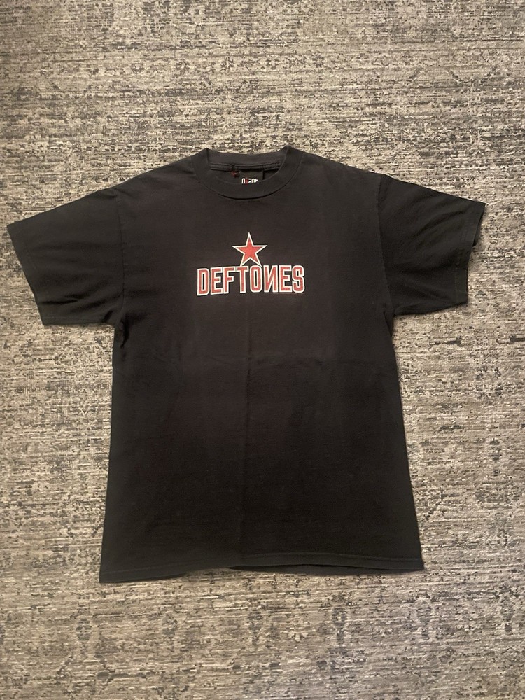 Vintage Black Medium Deftones Soviet Star Tee 90s