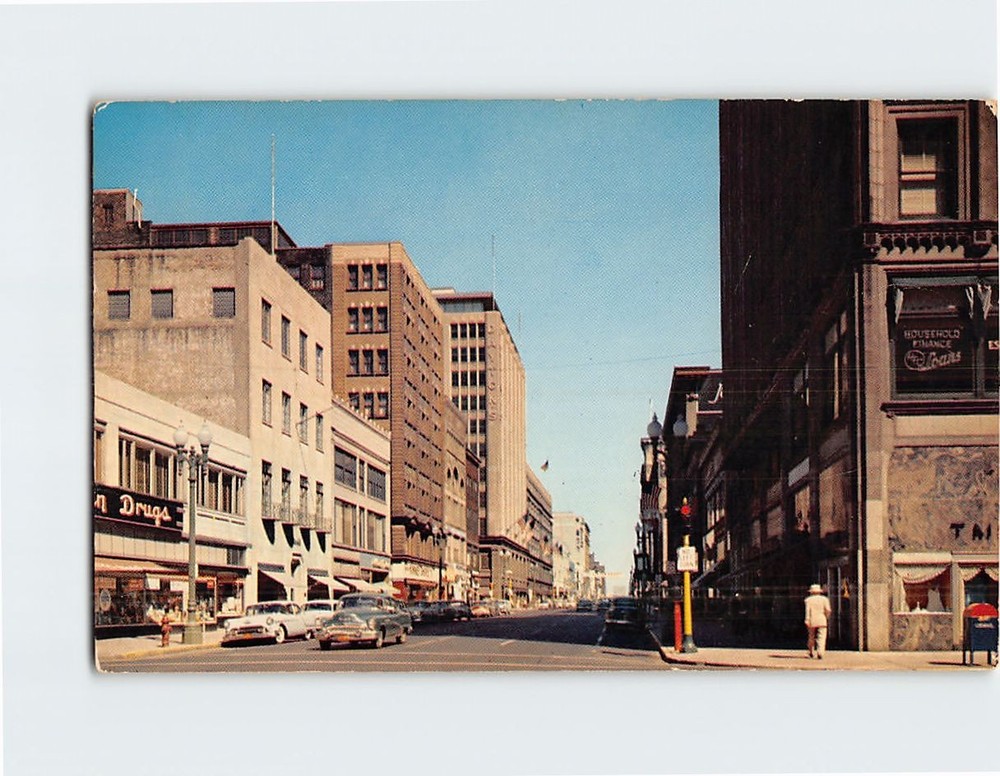 Postcard Nicollet Avenue Minneapolis Minnesota USA