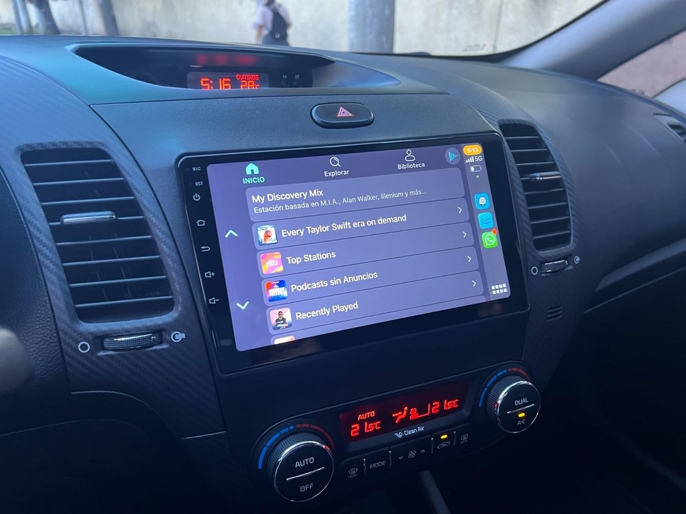 For 2014-2018 Kia Forte Radio Apple CarPlay Android13 Radio GPS Touch Screen 64G