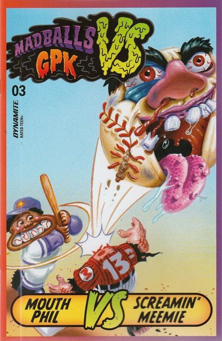 Madballs vs Garbage Pail Kids #3C VF/NM Dynamite cardstock variant combined shipping