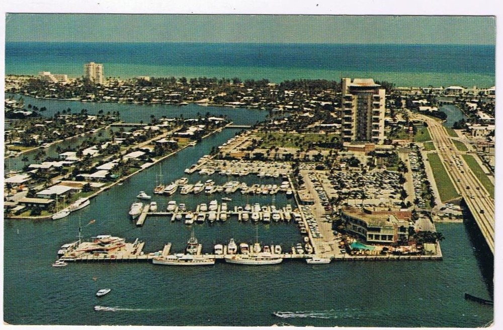 Florida Postcard Fort Lauderdale Pier 66 Waterway Wonderland
