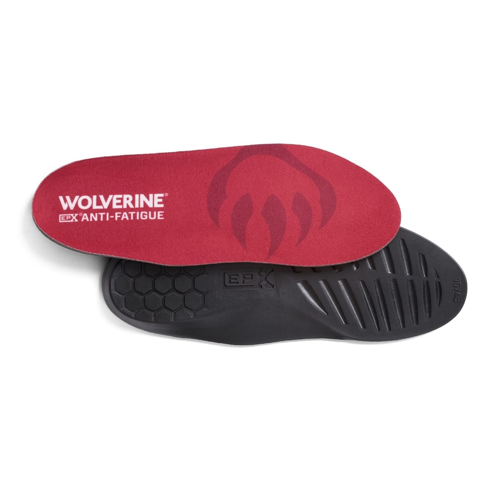 Wolverine Men EPX Anti-Fatigue Insole Red Size 11 M US Comfort Support
