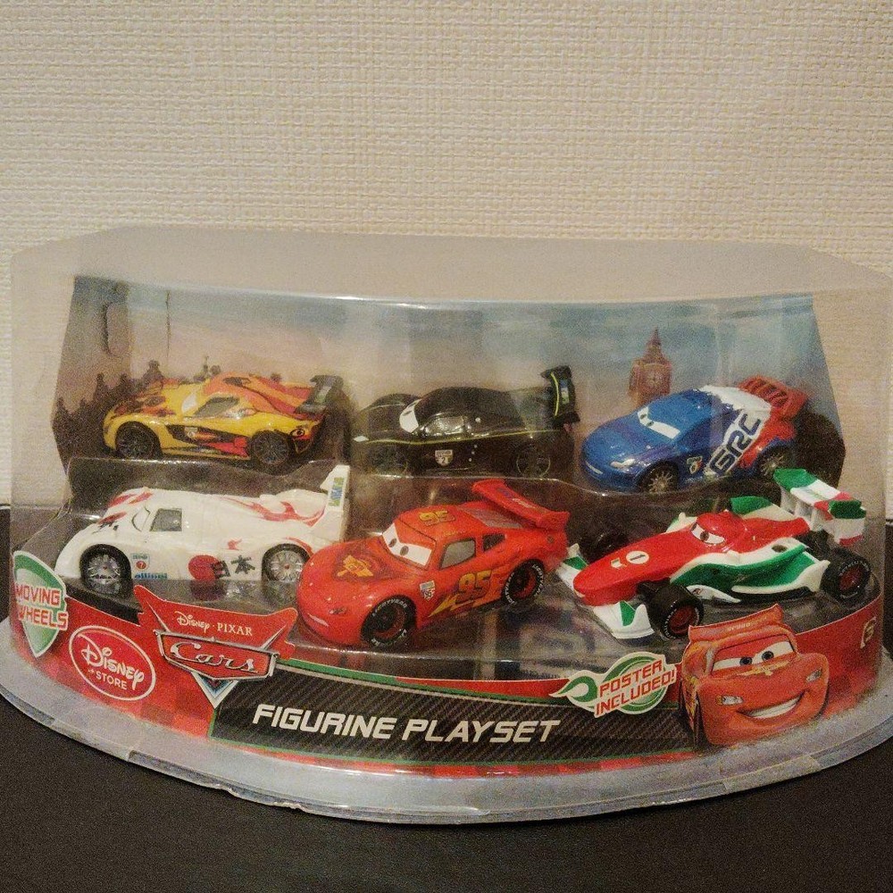 Disney Pixar Cars 2 Figure Playset 6 Car Set #5522dd