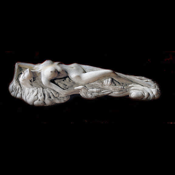 Sleeping Nude Naked Girl Female Woman sculpture statue