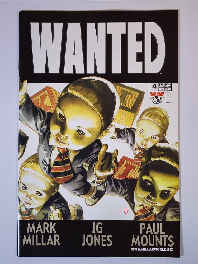Wanted #4 NM Image Comics 2004 Mark Millar Direct Edition
