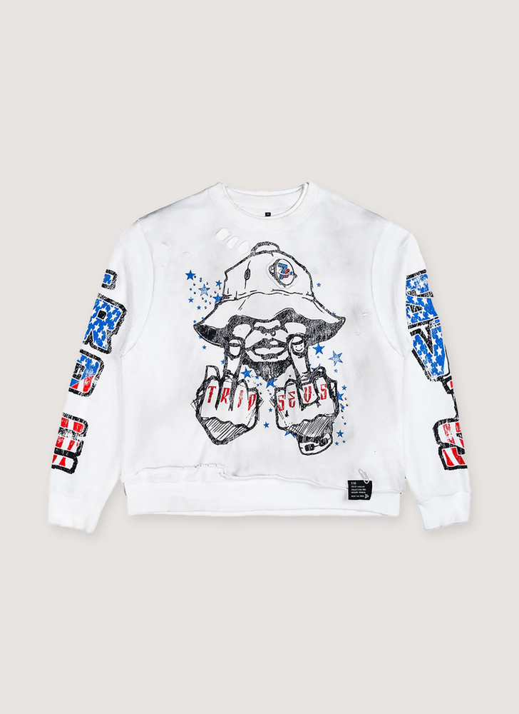 Triple Sevens Trade War Longsleeve White