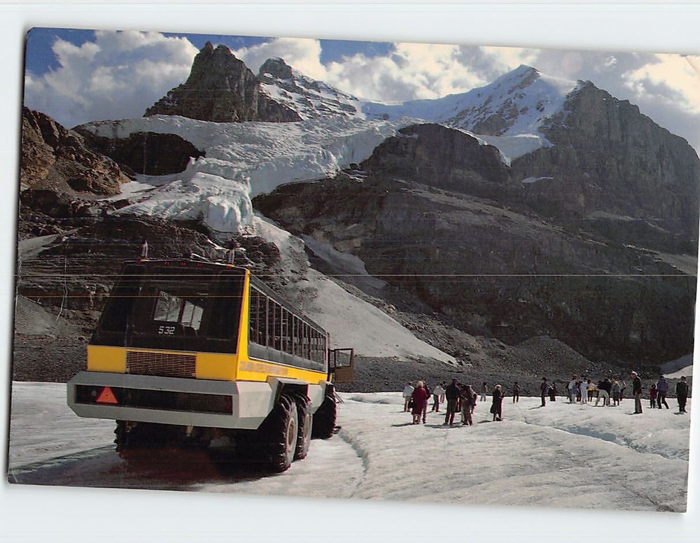 Postcard Columbia Ice Fields Jasper National Park Alberta Canada