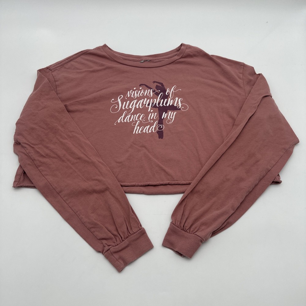 Ballerina Unbranded Long Sleeve Shirt Women Medium graphic Print..#18128