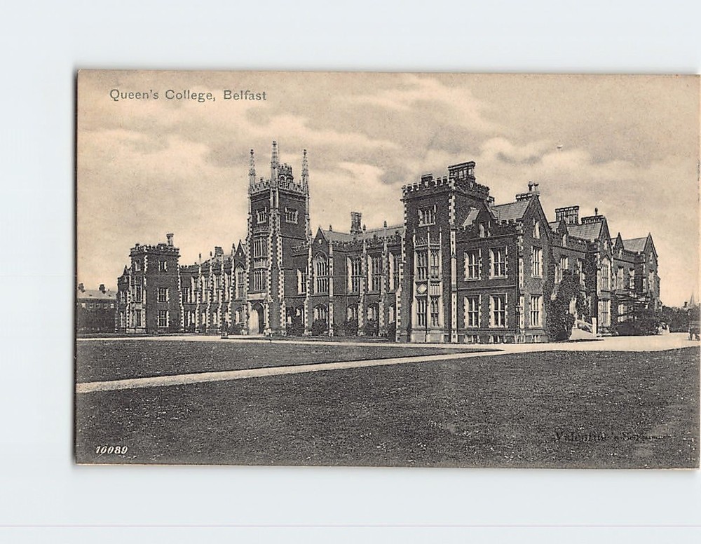 Postcard Queens College Belfast Northern Ireland