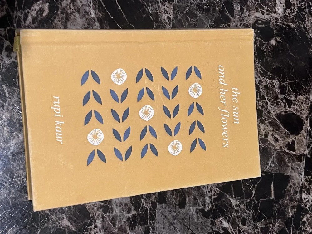 The Sun and Her Flowers Rupi Kaur Hardcover Poetry Book Aesthetic Gift Good Cond