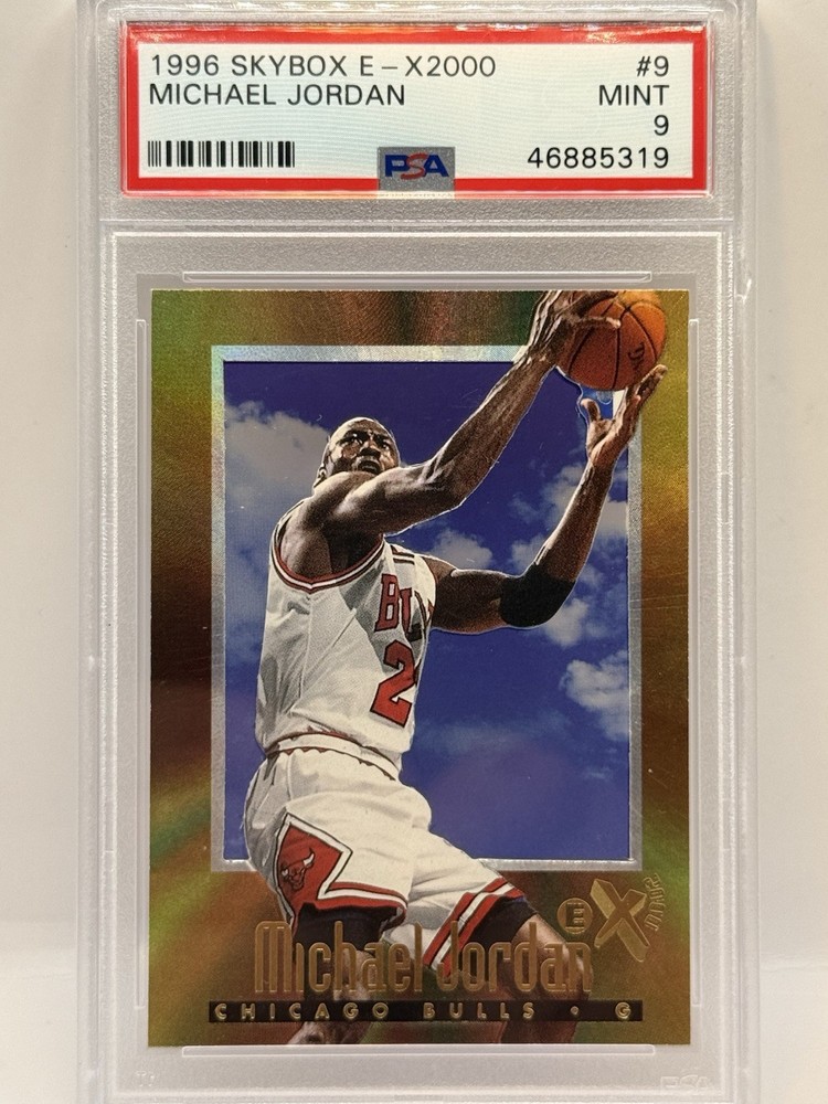 1996-97 E-X2000 Michael Jordan #9 PSA 9 Skybox E-X