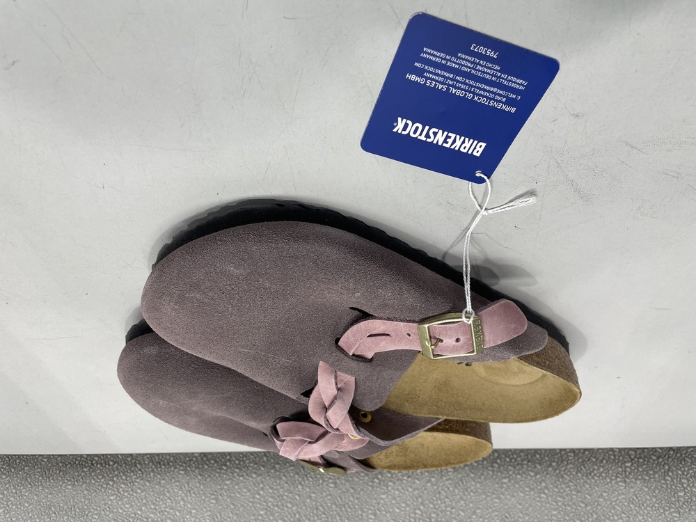 Birkenstock Boston Braided Suede Leather Clog Unisex Women's US 5, Men's US 3