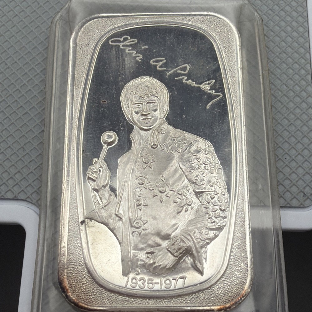 Elvis Presley Dahlonega Vintage Art Bar 1 oz .999 Silver