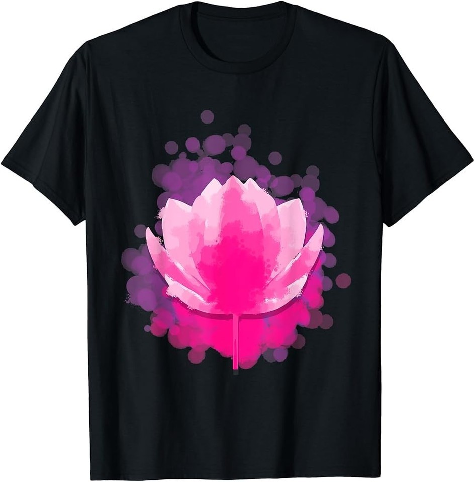 Lotus Flower Yoga Meditation Cool Yogis Pose Gift T-Shirt