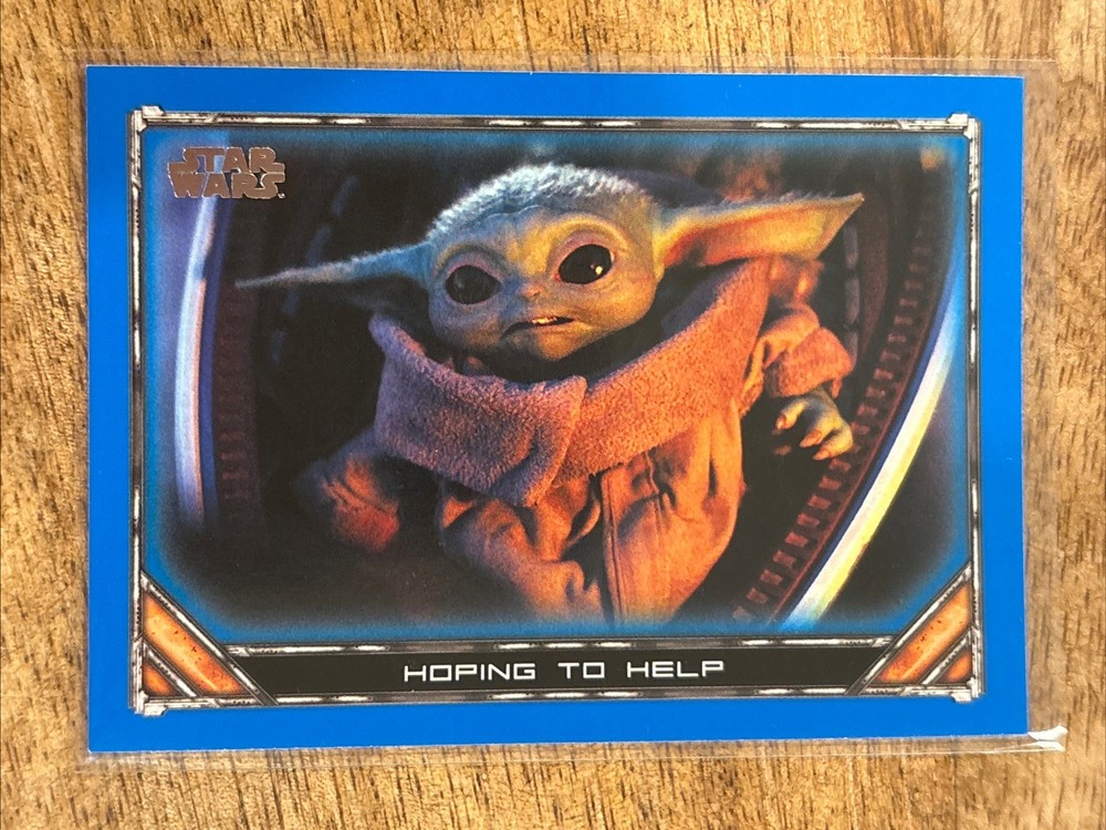 2020 Topps Star Wars - Blue Parallel - The Mandalorian Season 1 - #14