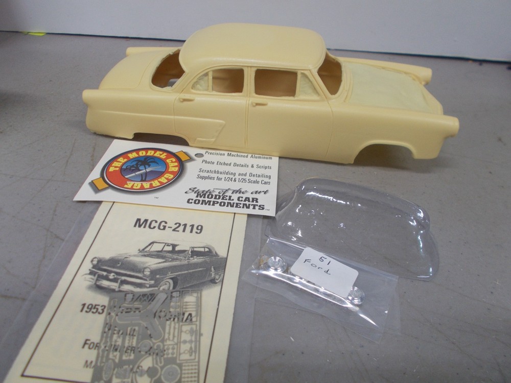 1:24 /1:25 Scale ~ Hendrit ~ 1953 Ford Mainline 4-Door Sedan Resin Body Kit