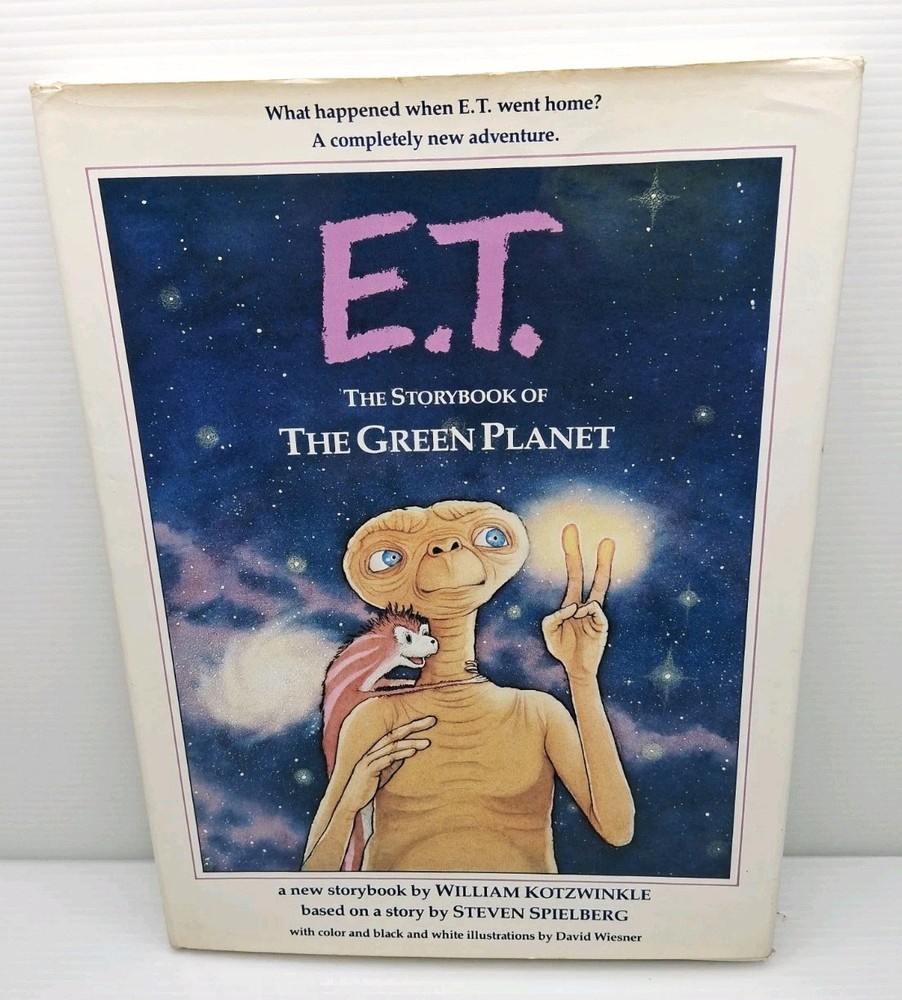 E.T. The Storybook of The Green Planet  William Kotzwinkle 1985 1st edition HC