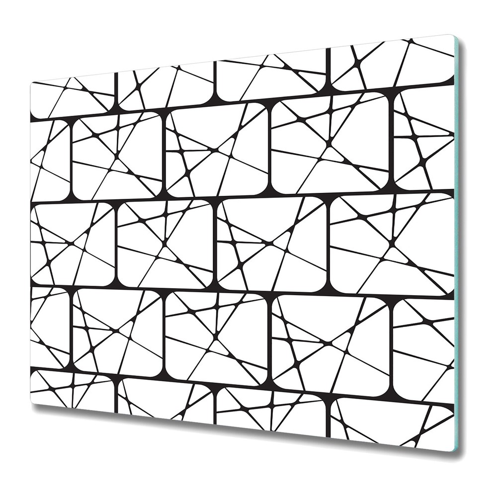 Glass Worktop Saver Shattered bricks geometric forms minimalistic scandinavian