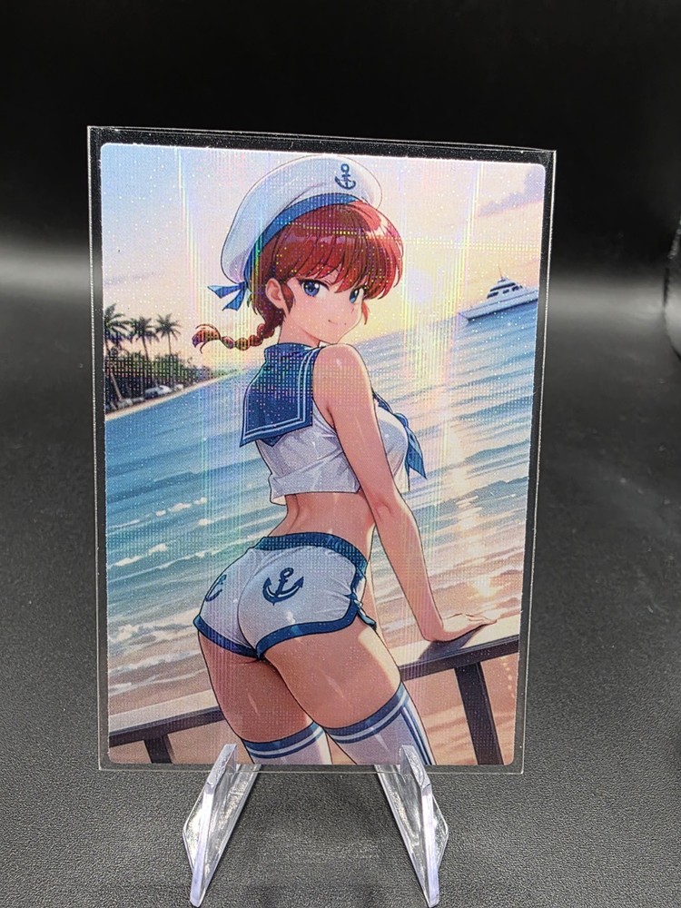 Ranma Holographic Anime Collectible Trading Card