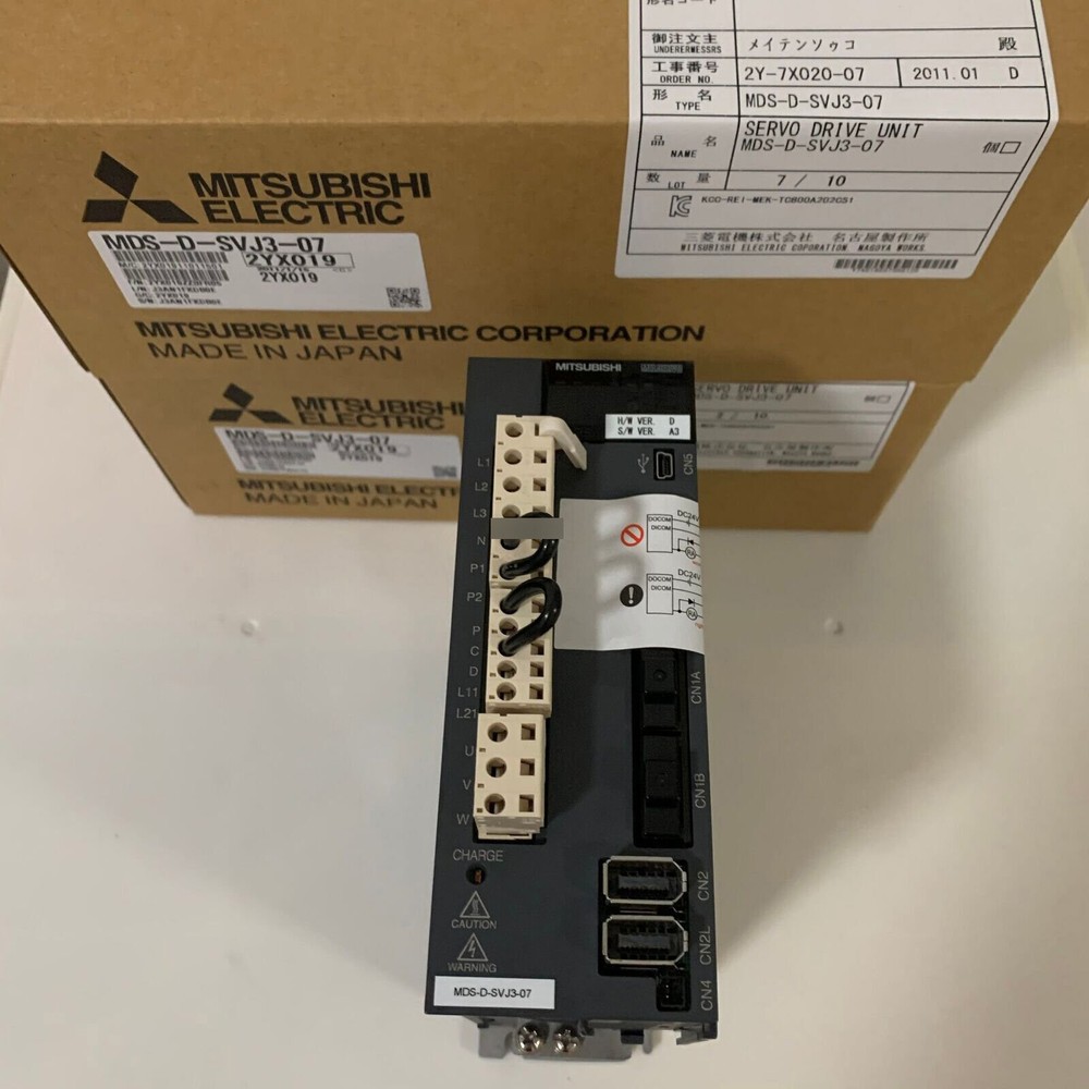 One New Mitsubishi MDS-D-SVJ3-07 Servo Drive MDSDSVJ307 Sealed