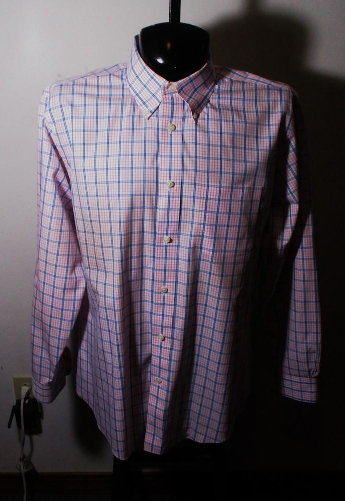 BROOKS BROTHERS Blue Pink 