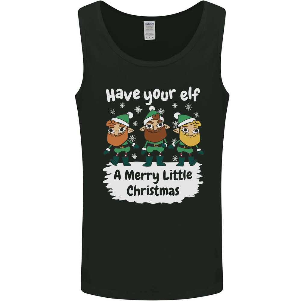 Have Your Elf a Merry Little Christmas Mens Vest Tank Top