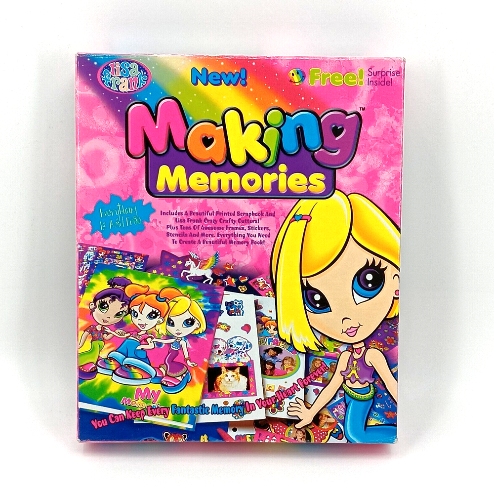 Lisa Frank Making Memories Scrapbooking Kit, Everything is Acid Free SH-image