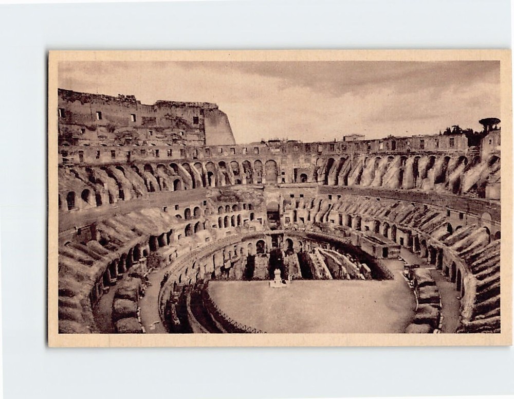 Postcard Colosseum Rome Italy