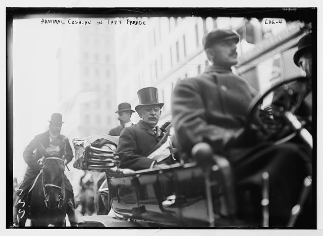 Photo:Admiral Coghlan in Taft Parade New York