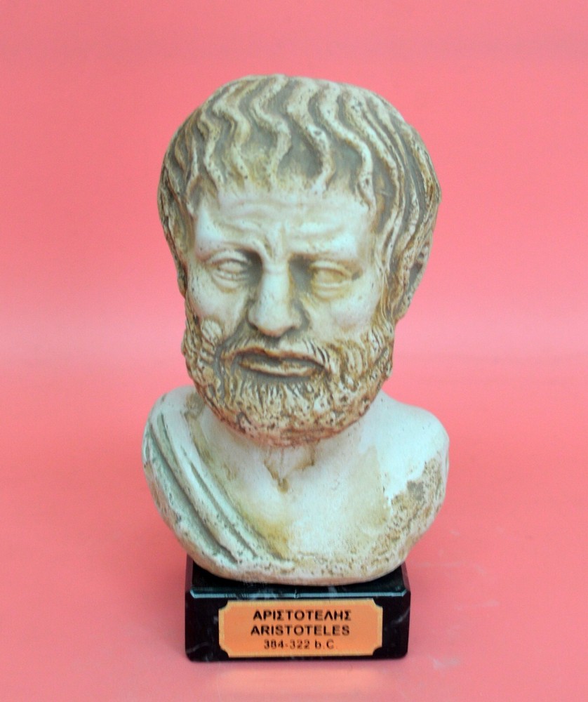 Aristotle Greek Philosopher small bust - Western Philosophy - Socrates Plato