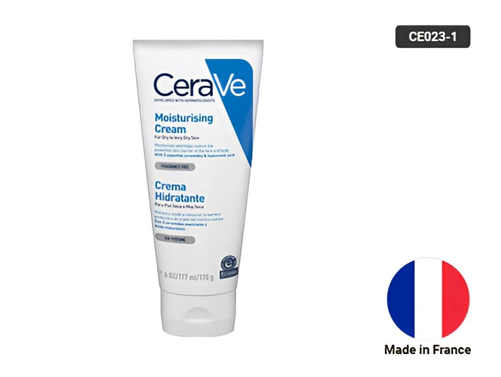 CeraVe Moisturizing Cream for Dry to Very Dry Skin 177ml French Formula