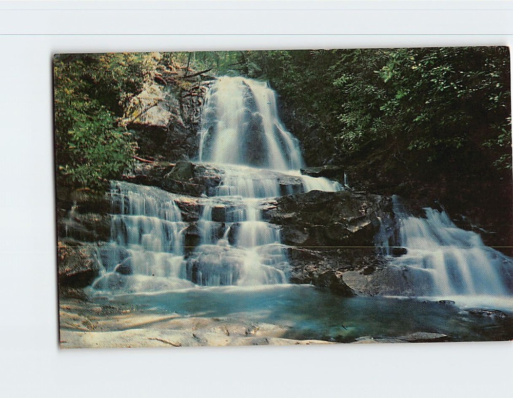 Postcard Laurel Falls Great Smoky Mountains National Park Tennessee USA