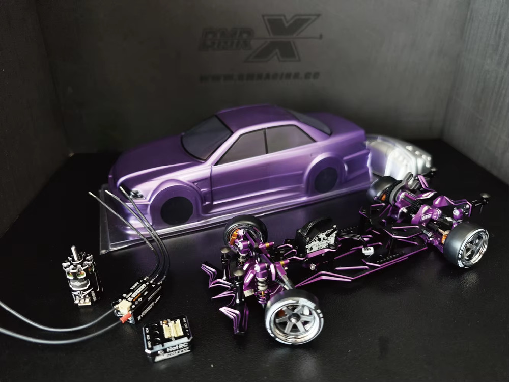 BMR-X EVO2.0 ARR-TP Version 1:24 Rwd Rc Drift Car Equipped Team Powers M-Radonv3
