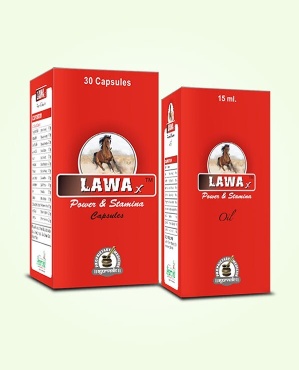 Delay Premature Ejaculation To Improve Vitality Lawax 60 Capsules +3 Lawax  Oil