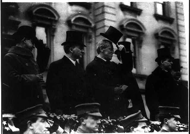 Washington DC Woodrow Wilson 1913 Inauguration Parade Reviewing Stand