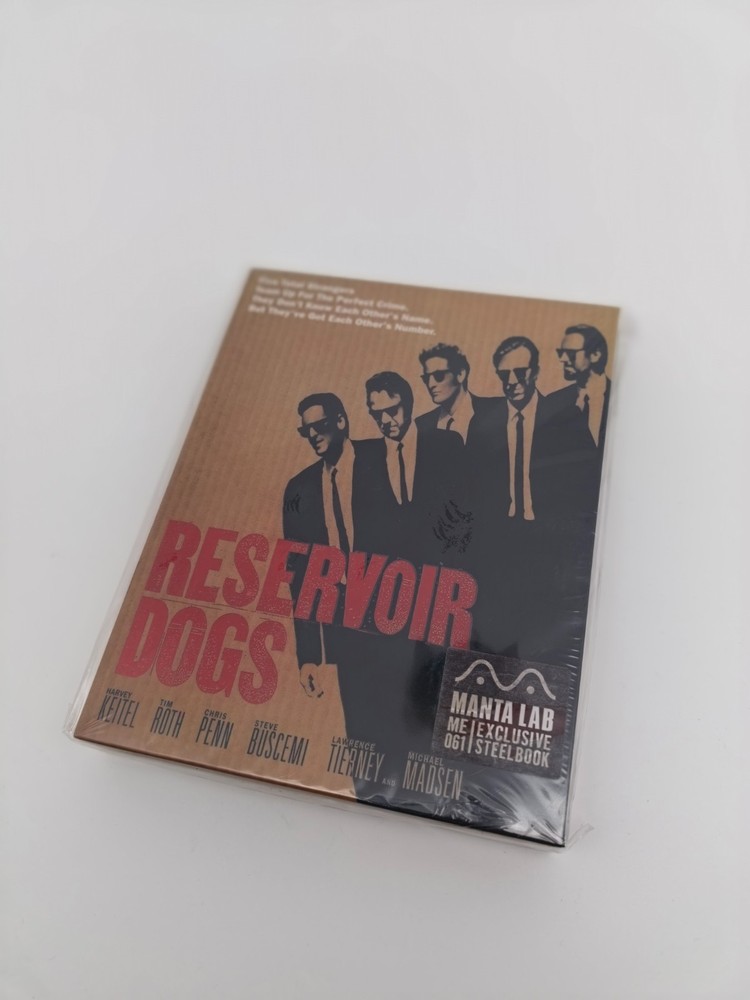 Manta Lab Reservoir Dogs 4K Uhd + Blu-Ray  Full Slip，New/Sealed